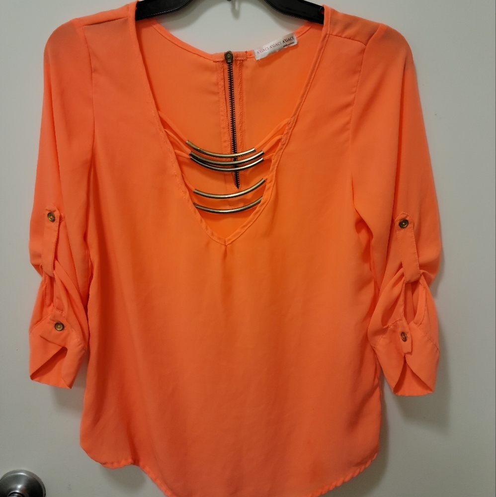 Orange Blouse